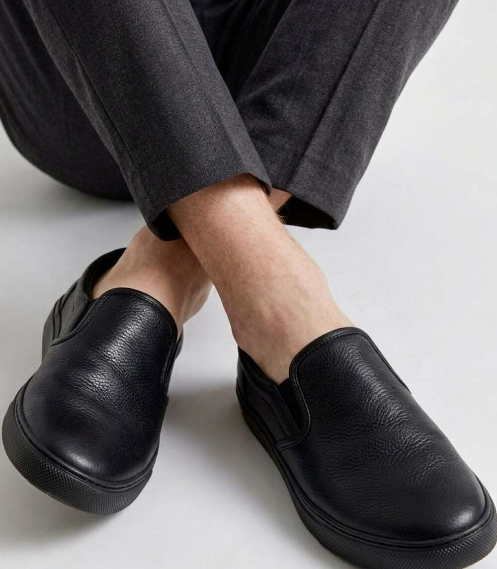Tredsafe Ric 2.0 Unisex Slip Resistant Leather Work Slip-On Shoes